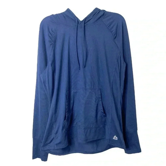 RBX Active Performance Men’s Top Hoodie Size XL Blue Pullover Gym Run - Picture 1 of 6